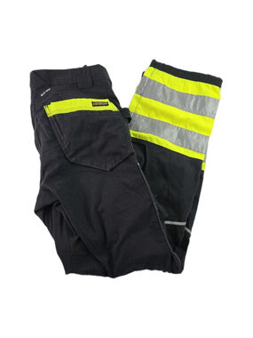 Blaklader Hi Vis Ripstop Black Pants Utility Tatital Size 30/32